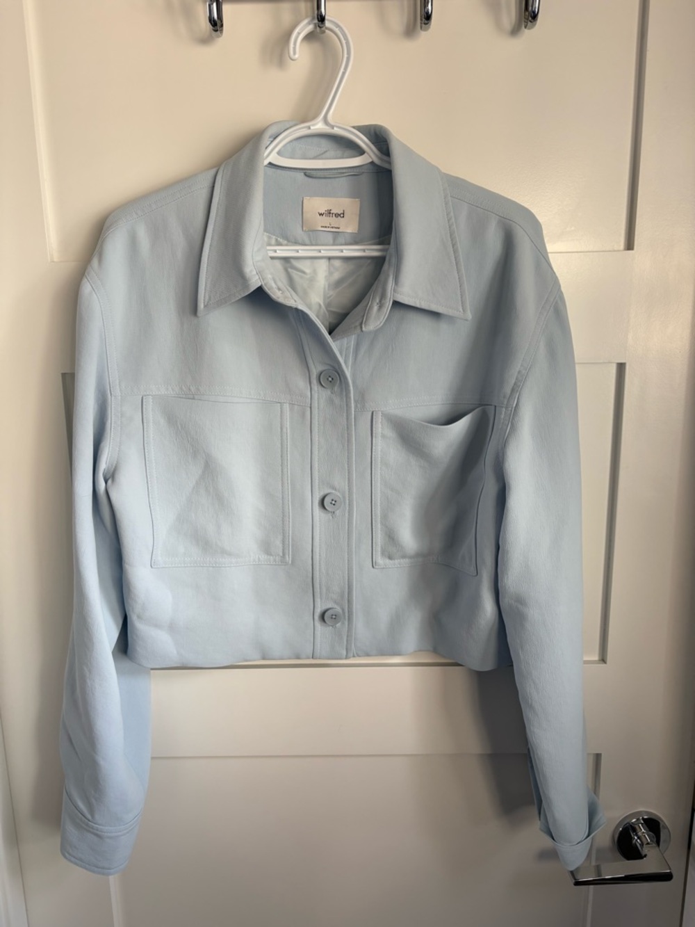 Aritzia  Light Blue Little Cropped Jacket